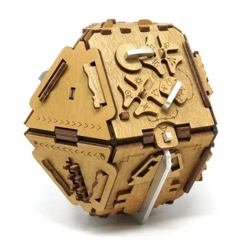Puzzle Potato - Philosopher's Stone Escape Room Game - Puzzle Box (Metal Version)