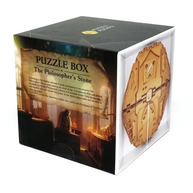 Puzzle Potato - Philosopher's Stone Escape Room Game - Puzzle Box (Metal Version)