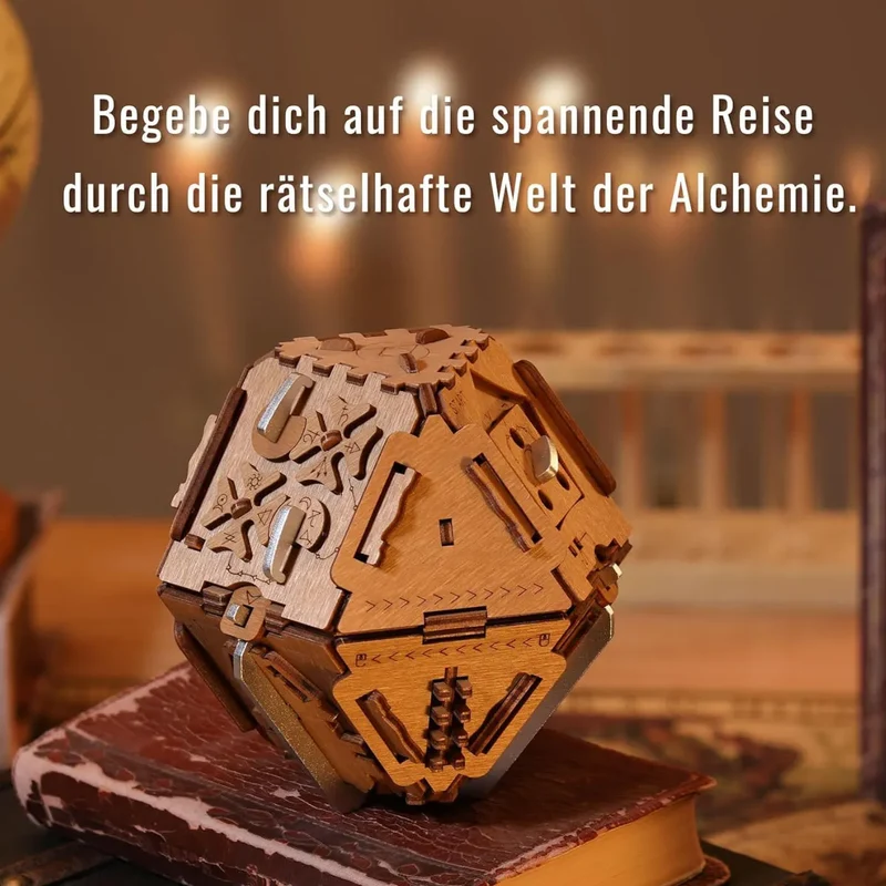 Puzzle Potato - Philosopher's Stone Escape Room Game - Puzzle Box (Metal Version)