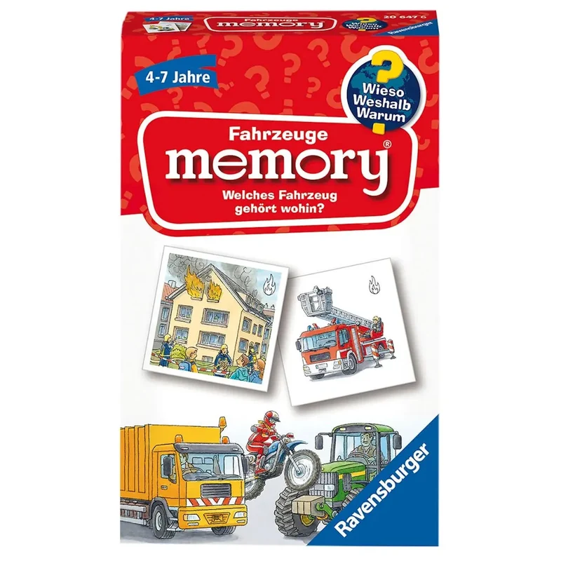 Ravensburger - Wieso? Weshalb? Warum? Fahrzeuge Memory