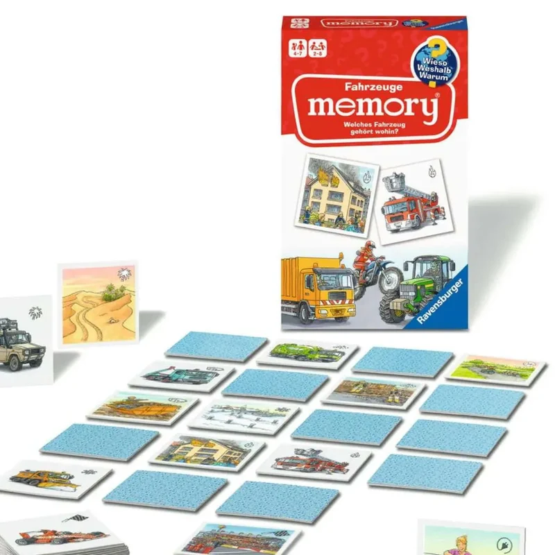 Ravensburger - Wieso? Weshalb? Warum? Fahrzeuge Memory