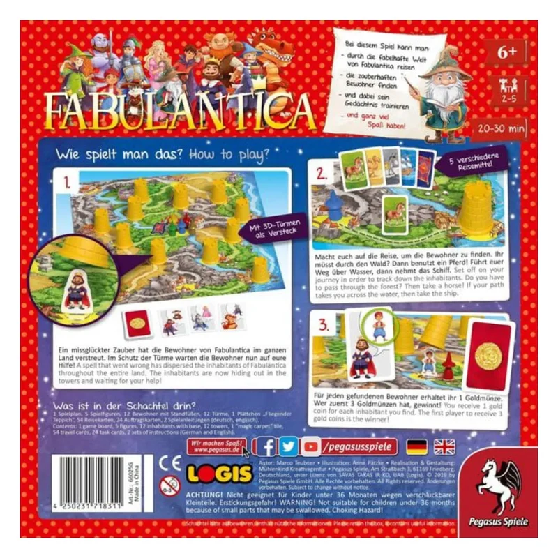 Pegasus Spiele - Fabulantica - Brettspiel
