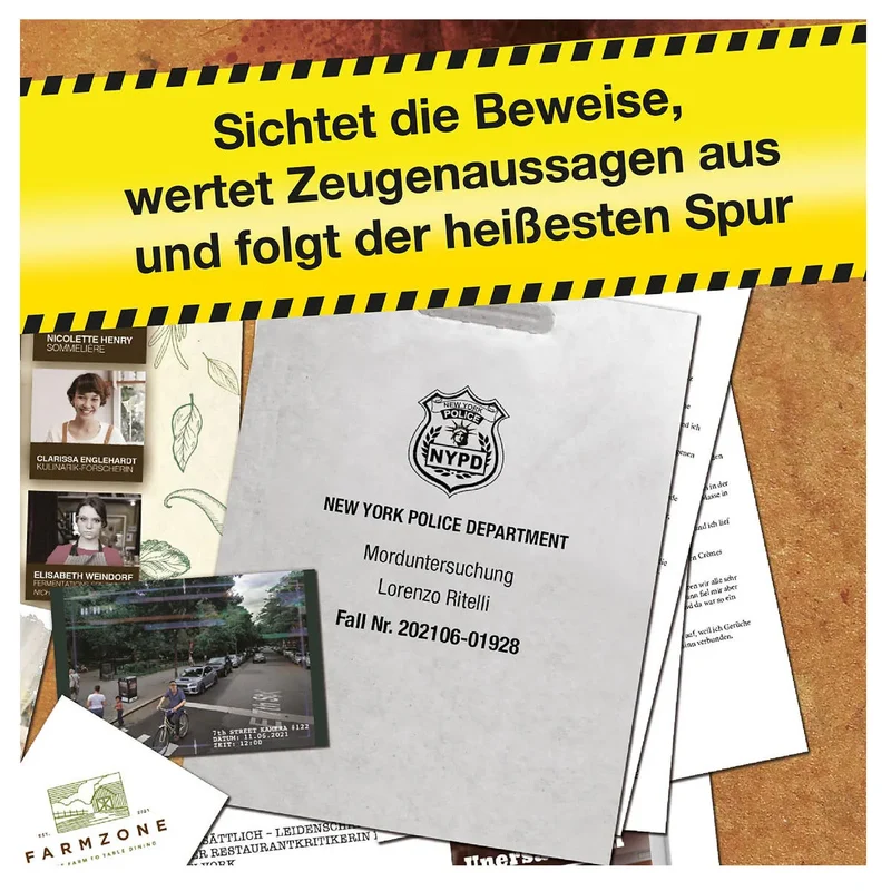 Kosmos - Murder Mystery Case File - Mord à la carte
