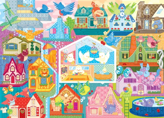 Rainbow Birdies (500pcs)