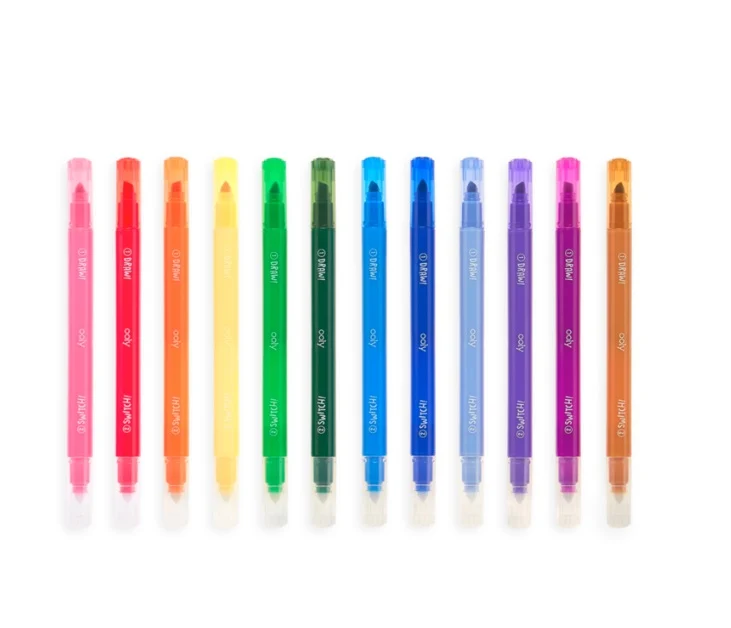 Farbwechselnde Filzstifte – Switch-Eroo, 12er-Set