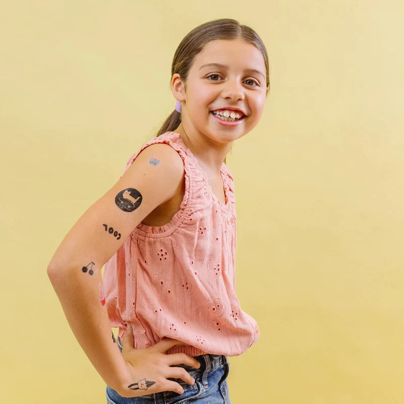 Waschbare Minitattoos – Katzen