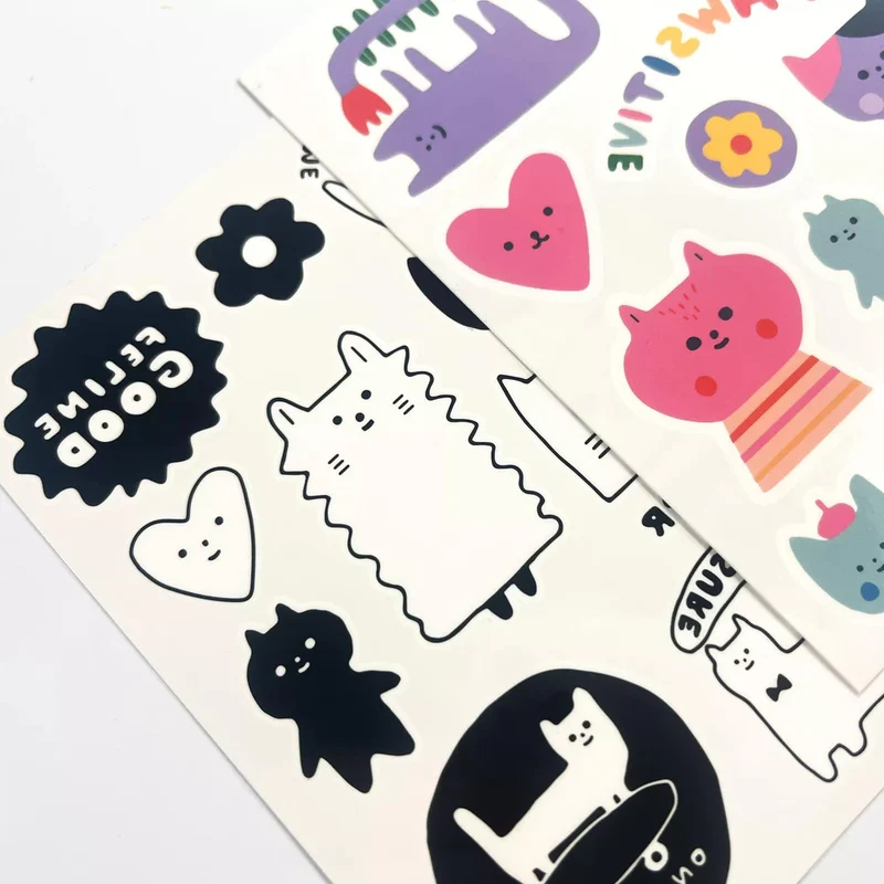 Waschbare Minitattoos – Katzen
