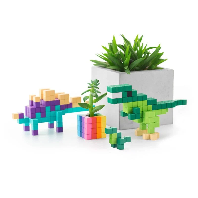 Magnetische Bausteine Mini Dinosaurier