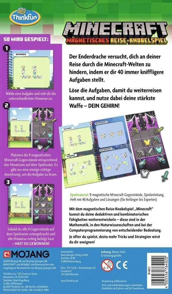 Minecraft - Magn. Reisespiel