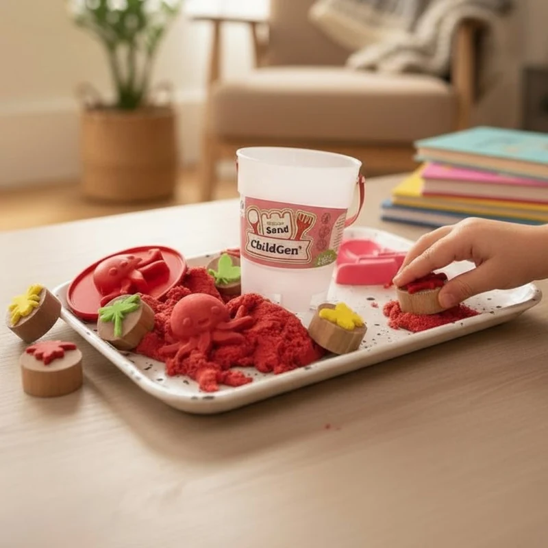 Kinetic Sand, 100 % natürlich – Rot 500 g
