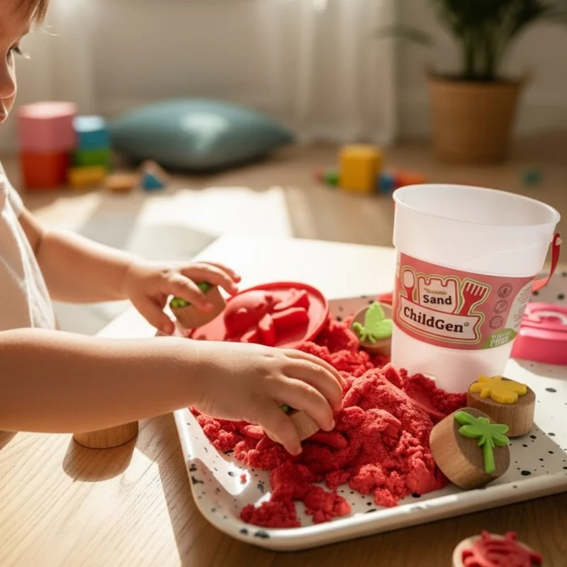 Kinetic Sand, 100 % natürlich – Rot 500 g