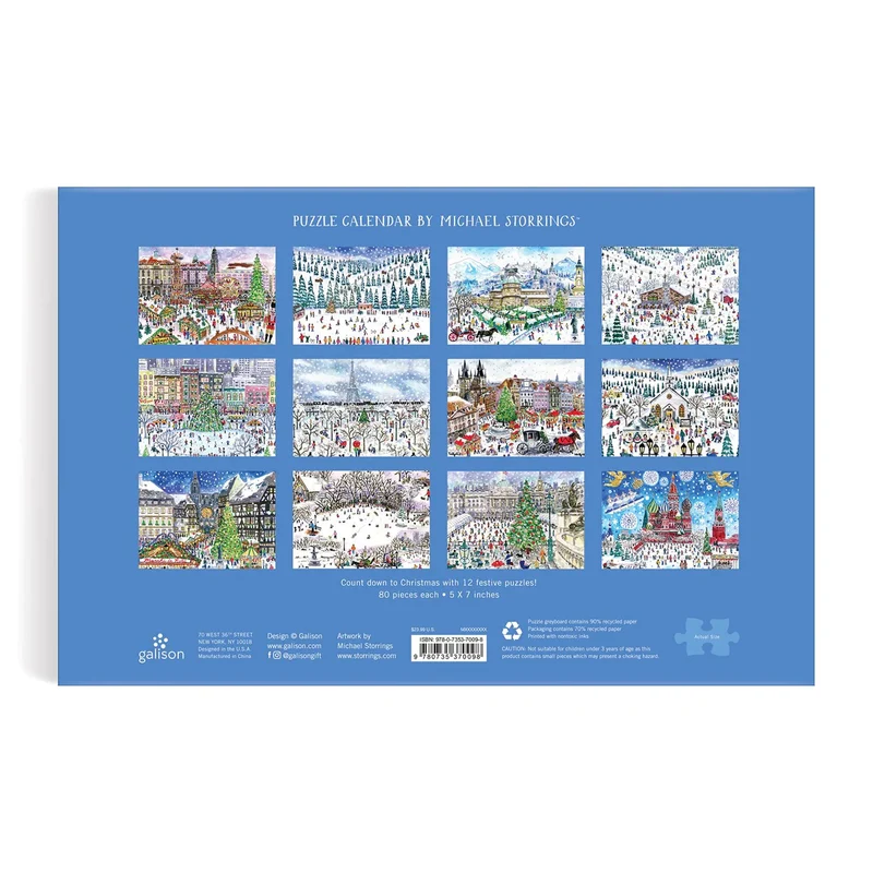 PFG Advent Calendar - Michael Storrings 12 Days of Christmas (Usage/Used - PUZZLES FOR GOOD)