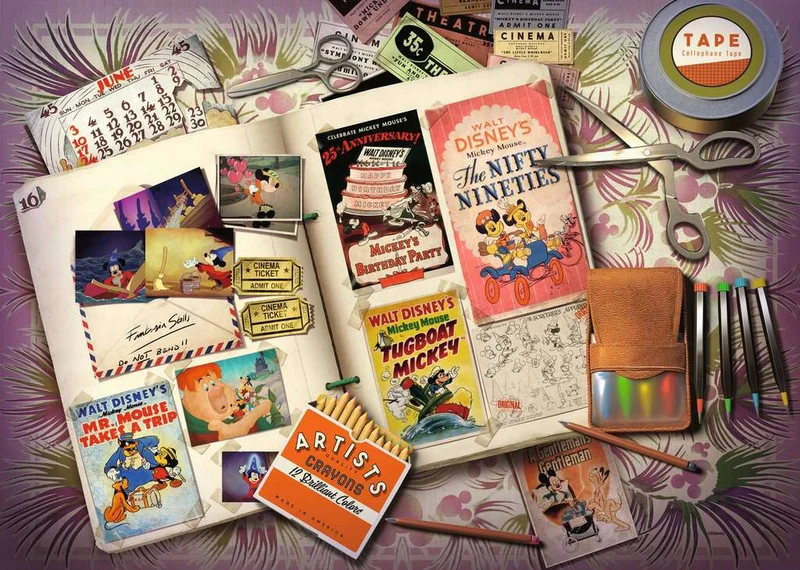 PFG Ravensburger Disney - 1940 Mickey Moments - Collector's Edition (Usage/Used - PUZZLES FOR GOOD)
