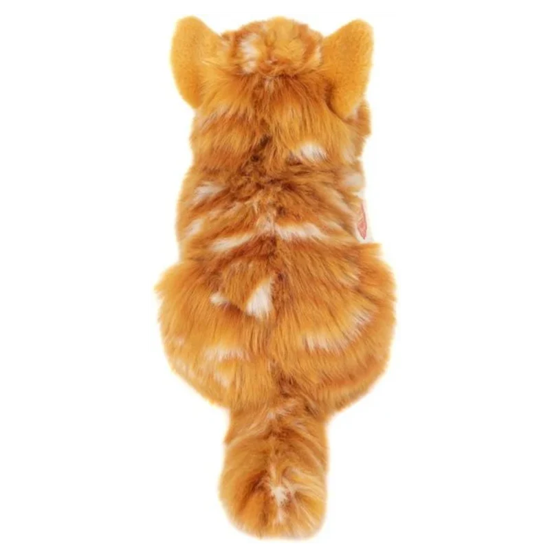 Teddy - Hermann - Katze liegend rot getigert 20 cm