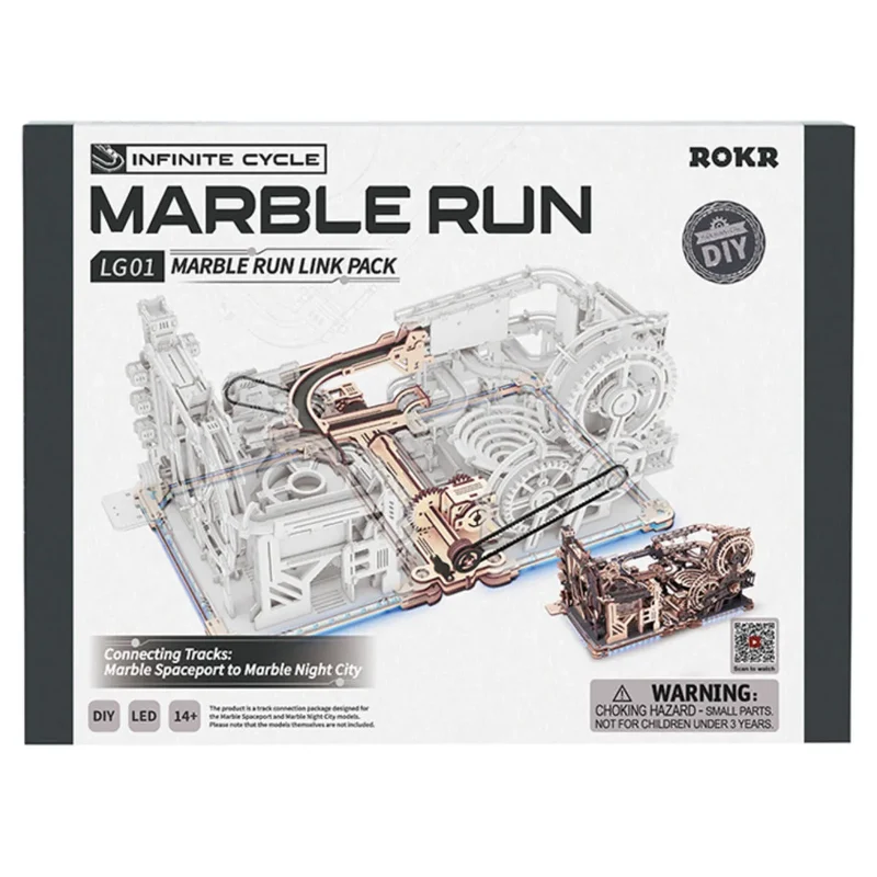 ROKR - Murmelbahn - Kugelbahn - Verbindungs - Element - Link Pack - - Holzbausatz