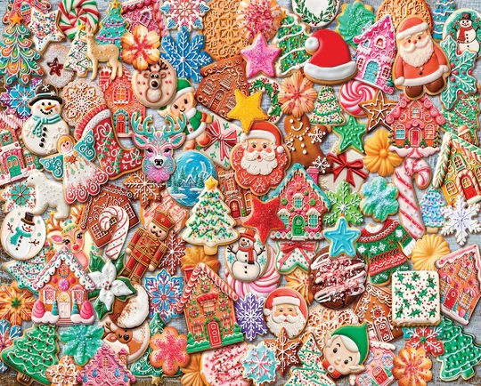 PFG Christmas Cookies (1000pcs) (Usage/Used - PUZZLES FOR GOOD)