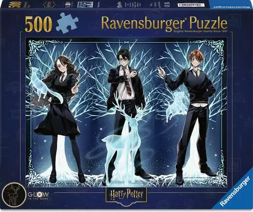 Ravensburger Harry Potter - Glowing Patronus (500pcs) (Glow in the Dark)