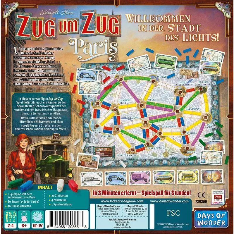Zug um Zug: Paris