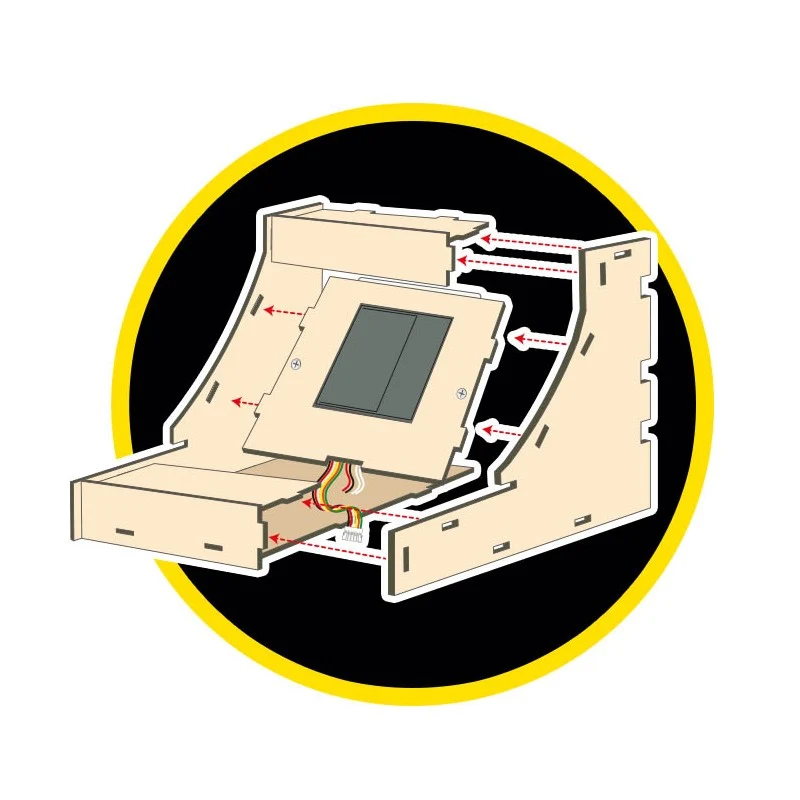 3D DIY 12 Game Arcade Machine