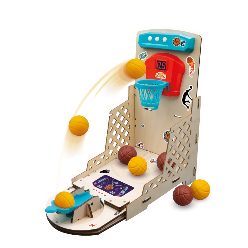 3D DIY Electronic Basketball Hoop