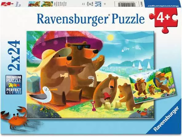Ravensburger Bear Family Vacations (2 x 24pcs)