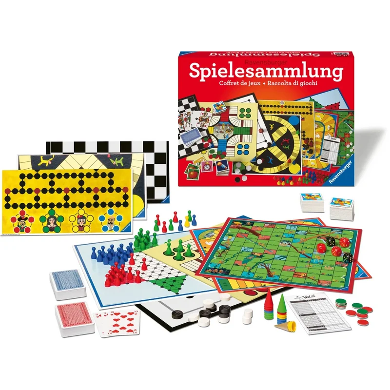 Ravensburger - Familienspiele d - f - i, ab 6 J., 2 - 4 Spieler, Spielesammlung