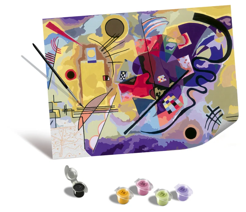 Ravensburger CreArt - Kadinsky - Yellow, Red, Blue (Paint-by-number)