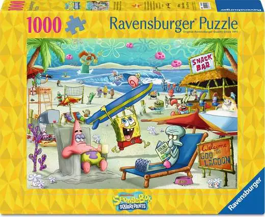 DMG Ravensburger Spongebob - Beach Fun at the Goo Lagoon (1000pcs) (DAMAGED BOX)