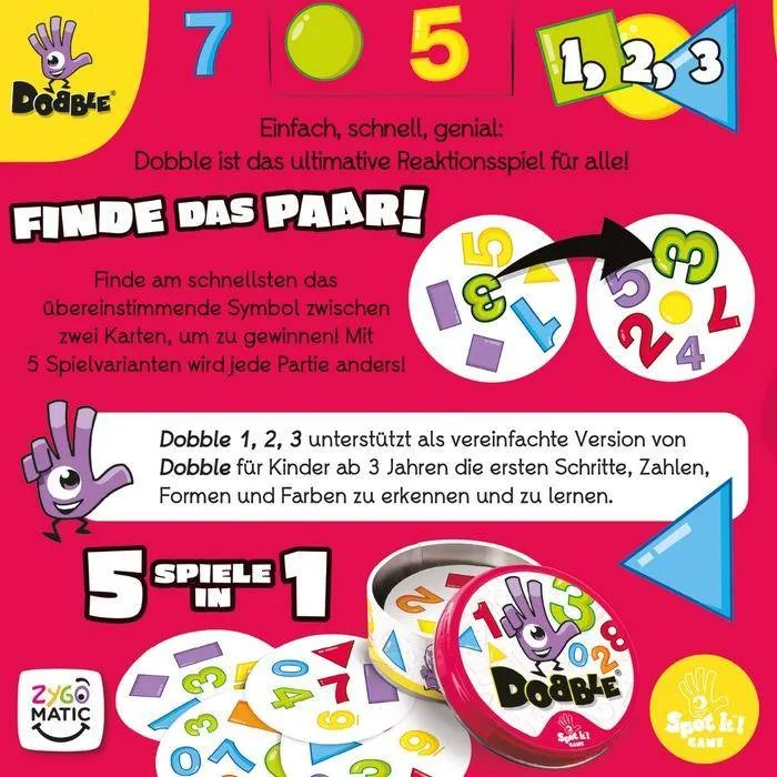 Dobble 1,2,3 (Neuauflage)