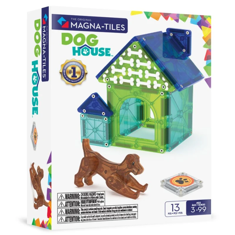 Magnetische Blöcke - Dog House 13 el.