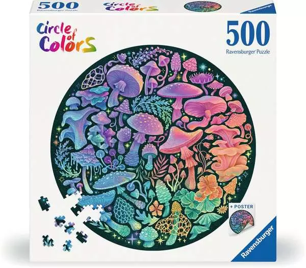 Ravensburger Circle of Colors - Mushrooms (500pcs)