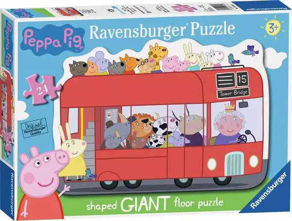 Ravensburger Peppa Pig London Bus (24pcs) (FLOOR)