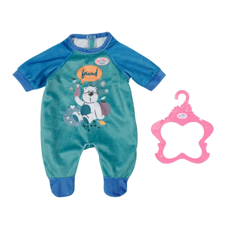 Zapf Création - Baby Born Strampler blau Grösse 43 cm
