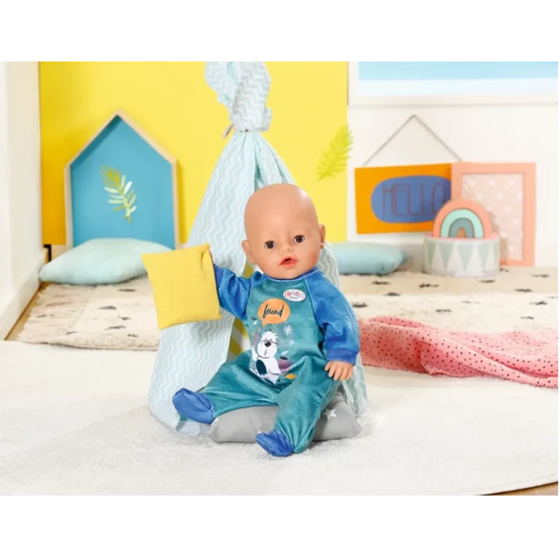 Zapf Création - Baby Born Strampler blau Grösse 43 cm