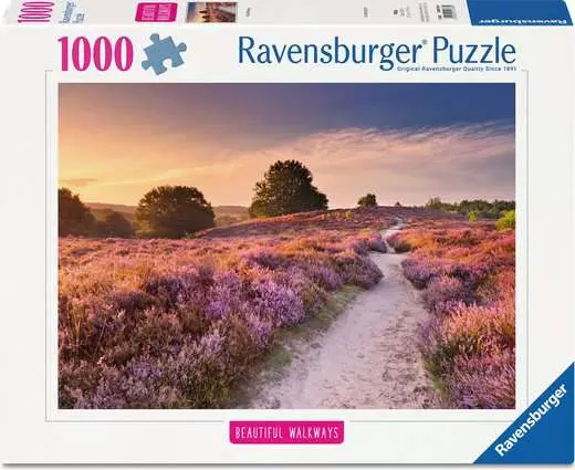 Ravensburger Beautiful Walkways - Pink Pathway (1000pcs)