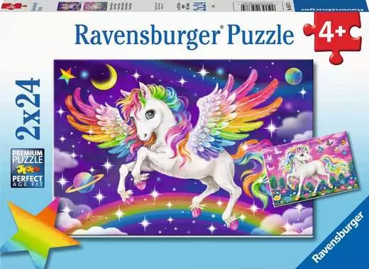 Ravensburger Unicorn & Pegasus (2 x 24pcs)