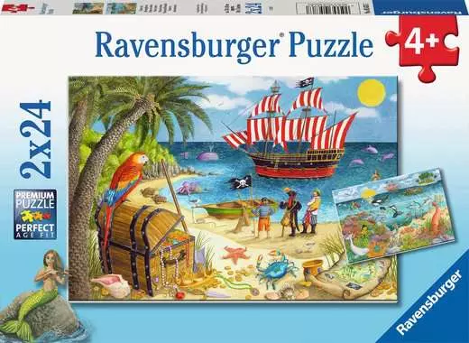 Ravensburger Pirates & Mermaids (2 x 24pcs)