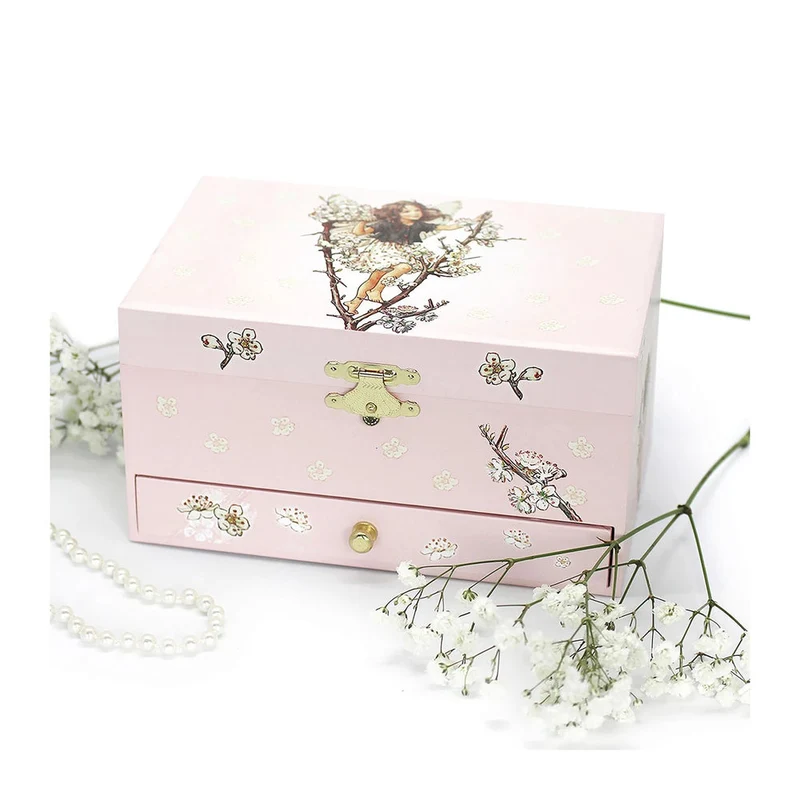 Trousselier Schmuckschatulle mit Musik, Blumenfeen, nachtleuchtend