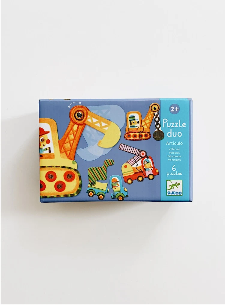 Bewegliches Puzzle Duo für die Kleinsten – Fahrzeuge