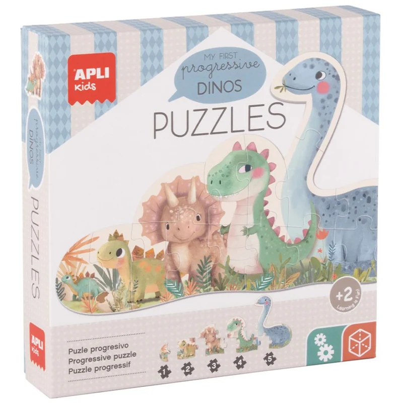 Progressive Puzzle My First – Dinosaurier 2+