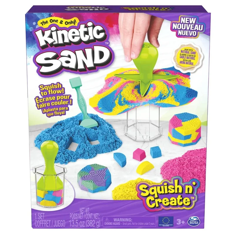 Spinmaster - Kinetic Sand Squish N Create - 382 gr