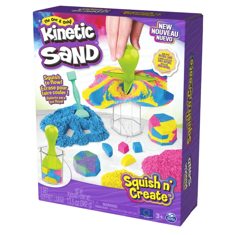 Spinmaster - Kinetic Sand Squish N Create - 382 gr