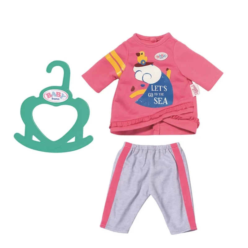 Zapf Création - Baby Born Outfit 36cm Freizeitoutfit pink