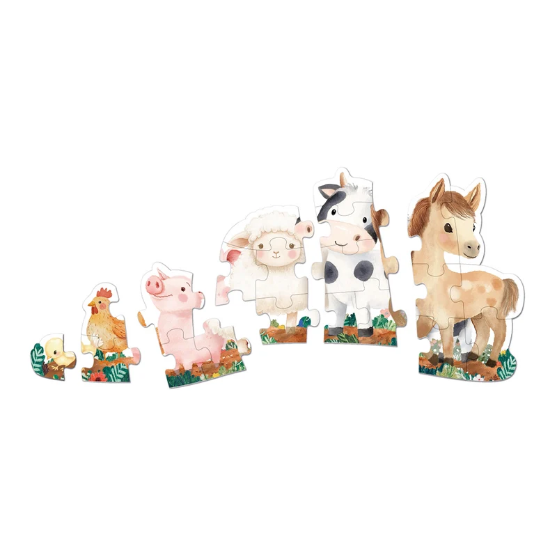 Progressive Puzzle My First – Bauernhof 2+