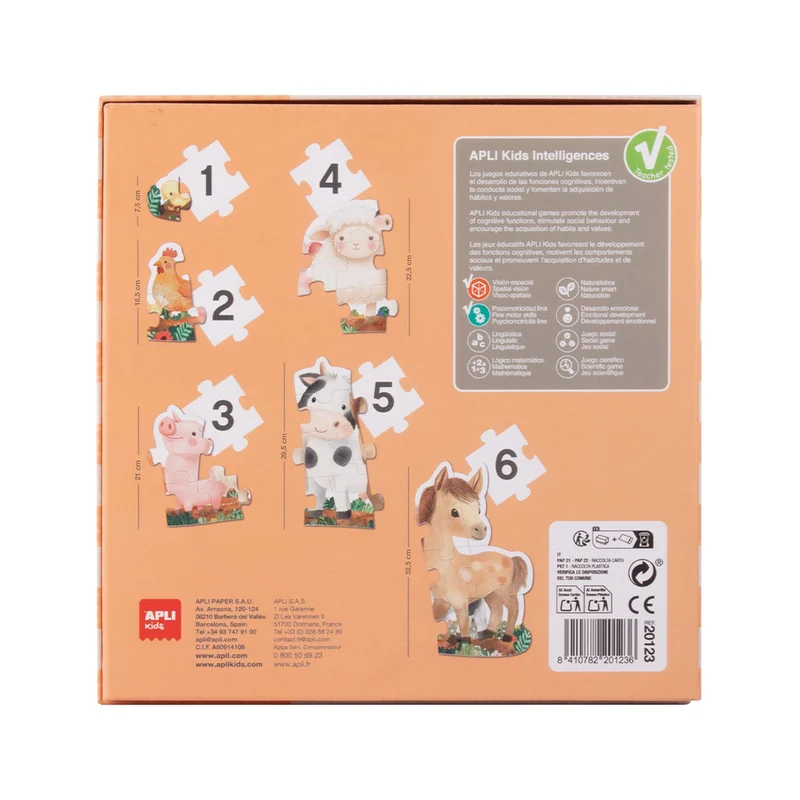Progressive Puzzle My First – Bauernhof 2+