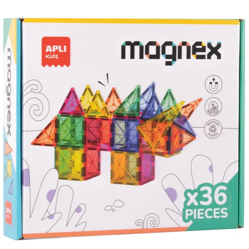 Magnex Apli Kids Magnetbausteine - 36 Teile