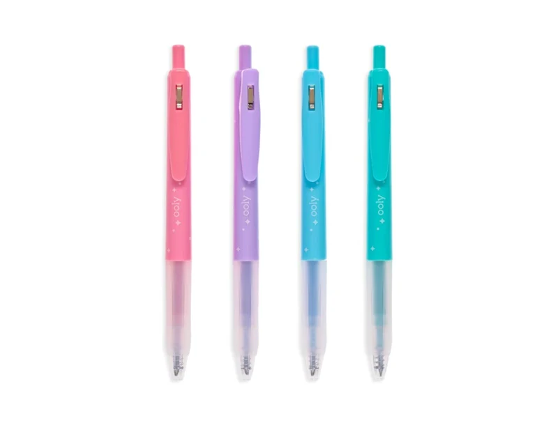 Glitzernde Gelstifte, 4er-Set – Oh My Glitter