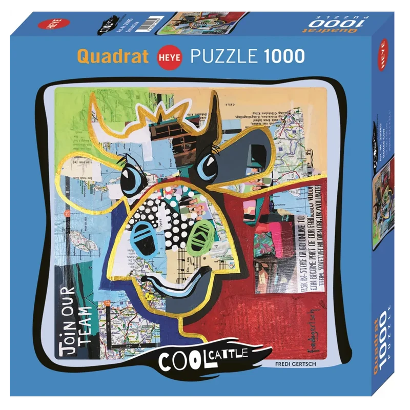Heye - Dotted Cow Square - 1000 Teile