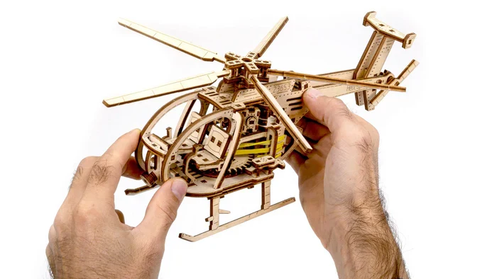 Tiny Adventures - Helicopter (Wood)