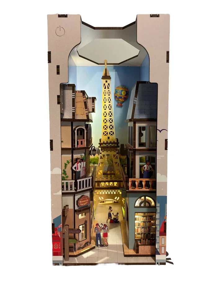 Book Nook - Paris - Tiny Adventures (Wood)